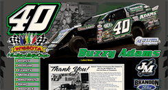 Desktop Screenshot of buzzyadamsracing.com