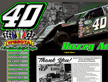 Tablet Screenshot of buzzyadamsracing.com